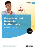 Cover: Forschen und Knobeln: Mathematik - Klasse 7 und 8 - scolix