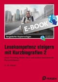 Cover: Lesekompetenz steigern mit Kurzbiografien 2 - Persen Verlag