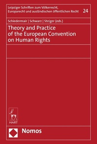Enlarge image Cover: Theory and Practice of the European Convention on Human Rights - Nomos