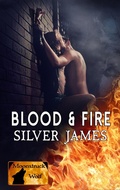 Cover: Blood & Fire (Moonstruck Wolf, #1) - Silver James