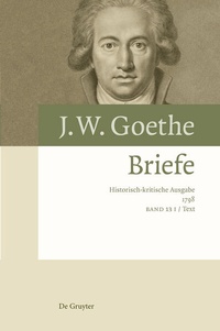 Enlarge image Cover: Briefe 1798 - De Gruyter