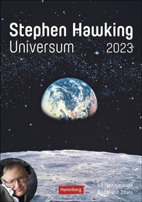 Bild vergrößern Bild: Stephen Hawking - Universum Wochenplaner 2023. Spannender Wandkalender mit 53 faszinierenden Bildern und Zitaten. Terminkalender 2023 für die Wand. 25x36 cm. - Harenberg