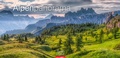 Cover: Alpenpanorama Kalender 2023. Die Berge der Schweiz, Deutschlands und &Ouml;sterreichs in einem Gro&szlig;format-Kalender. Atemberaubende Ausblicke in einem gro&szlig;en Wandkalender. - Weingarten