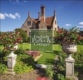 Cover: Englische Parks & Cottages Kalender 2023. Wandkalender mit 12 romantischen Fotos englischer Cottages. Farbenpr&auml;chtiger Bildkalender f&uuml;r die Wand. Quadratischer Fotokalender - Weingarten