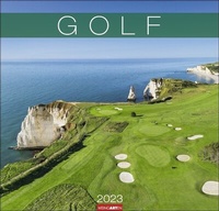 Abbildung von: Golf Kalender 2023. Die schönsten Golfplätze in einem Wandkalender 2023 Großformat. Imposante Aufnahmen in einem hochwertigen Fotokalender, ein tolles Geschenk für Golfer. - Weingarten