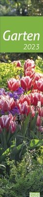 Bild: Garten Langplaner 2023. times&more Streifenkalender. Langer Wandplaner mit hübschen Garten-Motiven. Dekorativer Termin-Kalender zum Eintragen - Heye