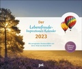 Cover: PAL-Lebensfreude-Inspirationen-Kalender 2023: Wandkalender ,zum Aufh&auml;ngen, wundersch&ouml;ne Landschaftsmotive mit motivierenden und ,positiven Gedanken. 56 x 45cm - PAL