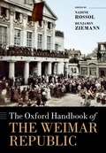 Cover: The Oxford Handbook of the Weimar Republic - OUP eBook