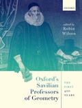 Cover: Oxford's Savilian Professors of Geometry - OUP eBook