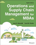 Cover: Operations and Supply Chain Management for MBAs - Wiley