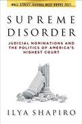 Cover: Supreme Disorder - Regnery Publishing Inc