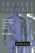 Cover: College For Sale - Routledge