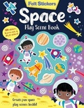 Cover: Felt Stickers Space Play Scene Book - Two Windmills Limited