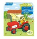 Cover: Poppy and Sam's Book and 3 Jigsaws: Tractors - Usborne Publishing Ltd