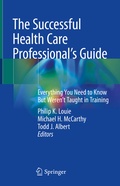 Cover: The Successful Health Care Professional's Guide - Springer