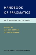 Cover: Handbook of Pragmatics - John Benjamins Publishing Co
