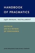 Cover: Handbook of Pragmatics - John Benjamins Publishing Company