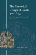 Cover: The Rhetorical Design of Isaiah 40-48/55 - Brill