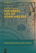 Cover: The Greek Life of Adam and Eve - De Gruyter