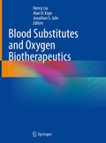 Cover: Blood Substitutes and Oxygen Biotherapeutics - Springer