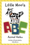 Cover: Little Moo's ABC Animal Haiku - Red Ribbit Reads LLC