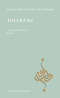 Cover: Toleranz - Vittorio Klostermann Verlag