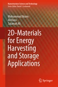 Cover: 2D-Materials for Energy Harvesting and Storage Applications - Springer