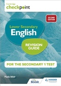 Cover: Cambridge Checkpoint Lower Secondary English Revision Guide for the Secondary 1 Test 2nd edition - Hodder Education
