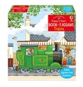 Cover: Poppy and Sam's Book and 3 Jigsaws: Trains - Usborne Publishing Ltd