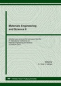 Cover: Materials Engineering and Science II - Trans Tech Publications Ltd