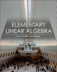 Abbildung von: Elementary Linear Algebra - Academic Press