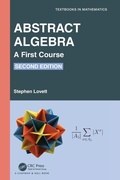 Cover: Abstract Algebra - Chapman & Hall/CRC