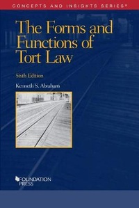Enlarge image Cover: The Forms and Functions of Tort Law - Foundation Press