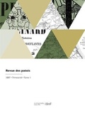 Cover: Revue des patois - Hachette Livre Bnf