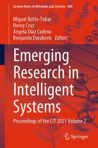 Enlarge image Cover: Emerging Research in Intelligent Systems - Springer