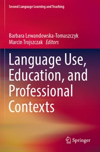Abbildung von: Language Use, Education, and Professional Contexts - Springer