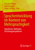 Cover: Sprachentwicklung im Kontext von Mehrsprachigkeit - Springer VS