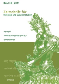 Abbildung von: Zeitschrift für Indologie und Südasienstudien - Buske, H