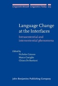 Cover: Language Change at the Interfaces - John Benjamins Publishing Company