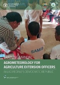 Cover: Training manual agrometeorology for agriculture extension officers in the Lao People's Democratic Republic - Food & Agriculture Organization of the United Nations (FAO)