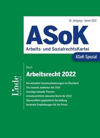 Abbildung von: ASoK-Spezial Arbeitsrecht 2022 - Linde