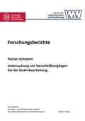 Cover: Untersuchung von Verschlei&szlig;vorg&auml;ngen bei der Bodenbearbeitung - Shaker