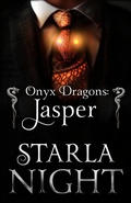 Cover: Onyx Dragons: Jasper: A Dragon Shifter Alien Abduction Office Romance (7 Virgin Brides for 7 Weredragon Billionaires, #5) - Wendy Lynn Clark Publishing