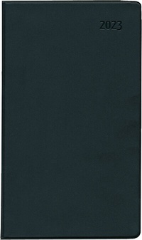 Bild vergrößern Bild: Taschenplaner Leporello PVC schwarz 2023 - Bürokalender 9,5x16 cm - 1 Monat auf 2 Seite - separates Adressheft - faltbar - Notizheft - 501-1020 - Neumann Verlage GmbH & Co. KG