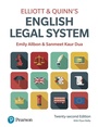 Cover: Elliott & Quinn's English Legal System - Pearson Education Limited