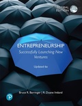 Cover: Entrepreneurship: Successfully Launching New Ventures, Global Edition - Pearson Education Limited