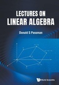 Cover: Lectures On Linear Algebra - World Scientific Publishing Co Pte Ltd
