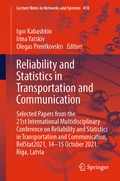 Cover: Reliability and Statistics in Transportation and Communication - Springer