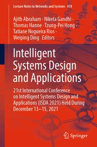 Enlarge image Cover: Intelligent Systems Design and Applications - Springer