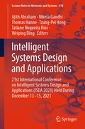 Cover: Intelligent Systems Design and Applications - Springer